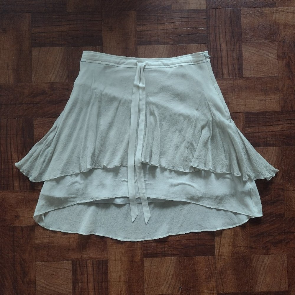 Club Monaco Flowy Silk Skirt